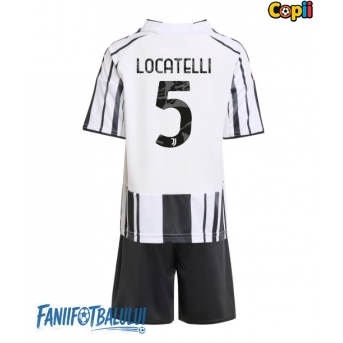 Juventus Manuel Locatelli #5 Echipament de Fotbal Replică 2025-26 Copii Acasa (+ Șorturi)